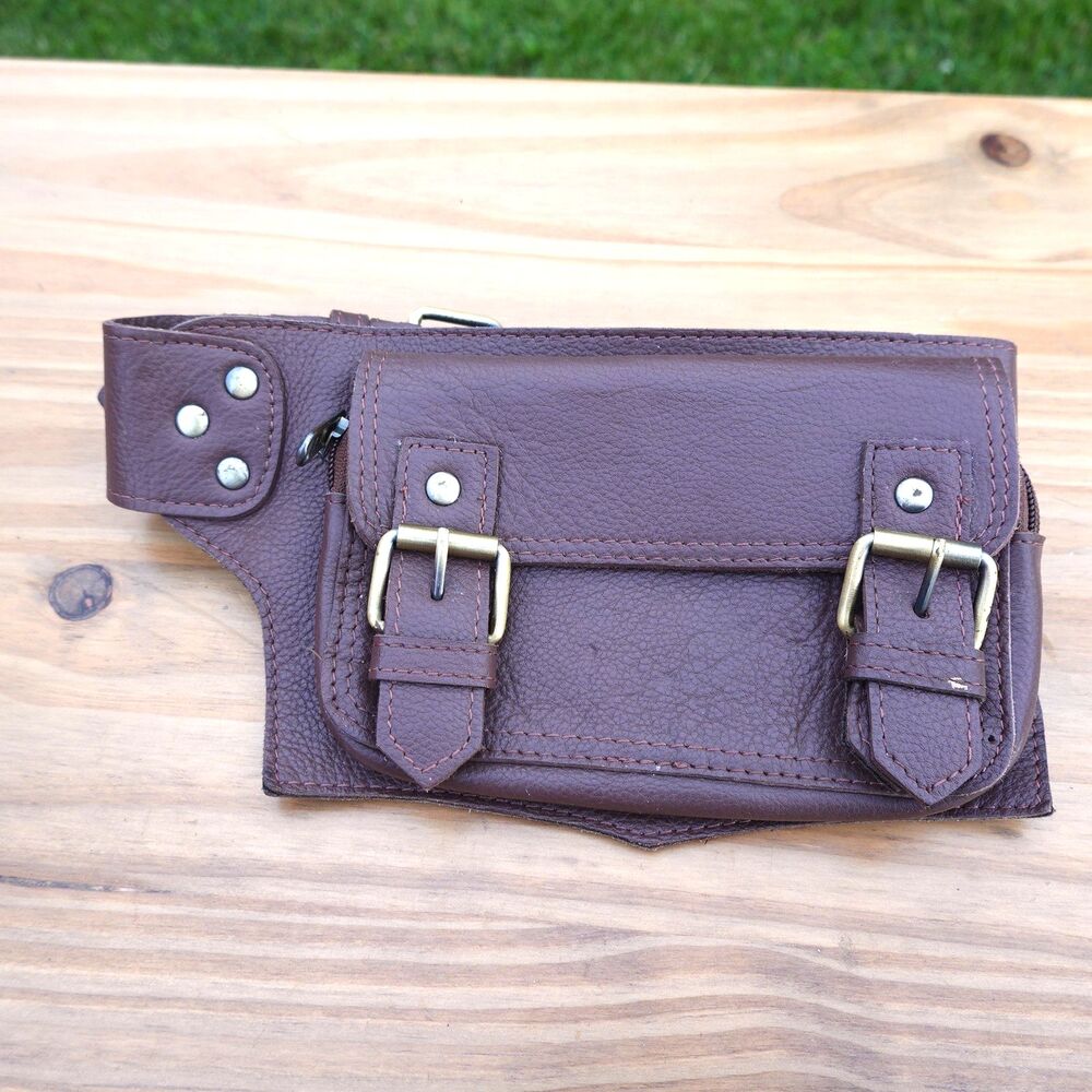 Waist Bag Fanny Bag Renaissance Faire Festival Chest Pack with Adjustable Bel...